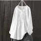 Women's Quaker Shirt, Chambray Top with Pin Tuck Front