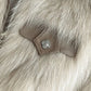 Vireous Polo Collar Women's Faux Fur Bomber Jacket, Spring and Autumn Collection