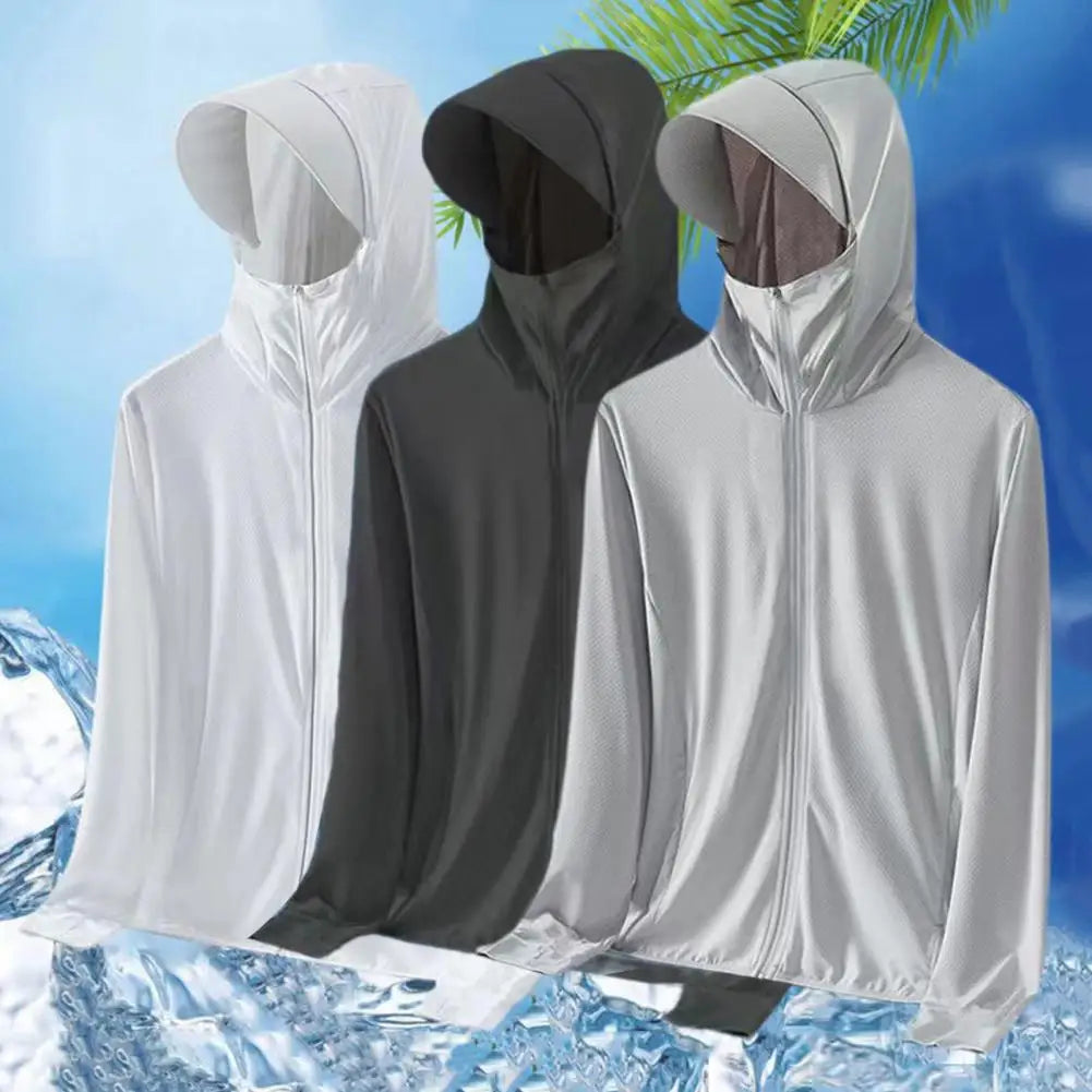 Unisex Lightweight Sun Block Jacket and Windbreaker, Multi Colours