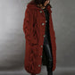 Vireous Women's Thick Long Cardigan Coat, Plus Sizes