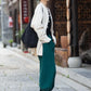 Fashion Cotton Linen Women's Stand Collar Jacket, Multi Colours