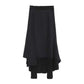 Women's Two-Layer Leggings Skirt, Fleece Lined Maxi Skirt