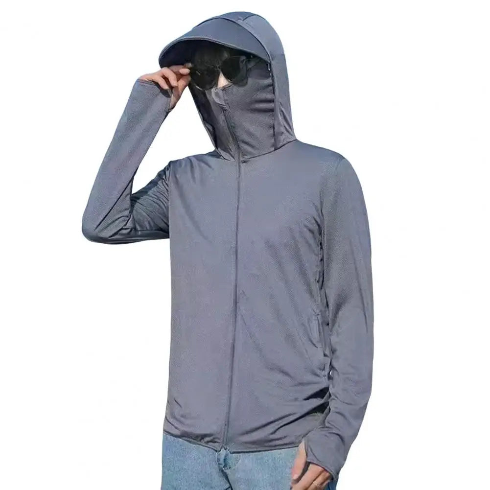 Unisex Lightweight Sun Block Jacket and Windbreaker, Multi Colours