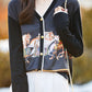 Equestrian Design Women's Lightweight Cardigan, Spring and Summer Collection