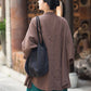 Fashion Cotton Linen Women's Stand Collar Jacket, Multi Colours