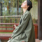 Fashion Cotton Linen Women's Stand Collar Jacket, Multi Colours
