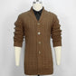 Vireous Men's Very Long Cable Knit Sweater, Multi Colours