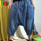 Women's Cropped Casual Baggy Denim Jeans