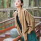 Fashion Cotton Linen Women's Stand Collar Jacket, Multi Colours