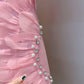 Loose Summer Glam Feather Short-Sleeve Women's Short Dress