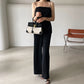 Vireous Simple Two-Piece Women's Summer Pants Suit
