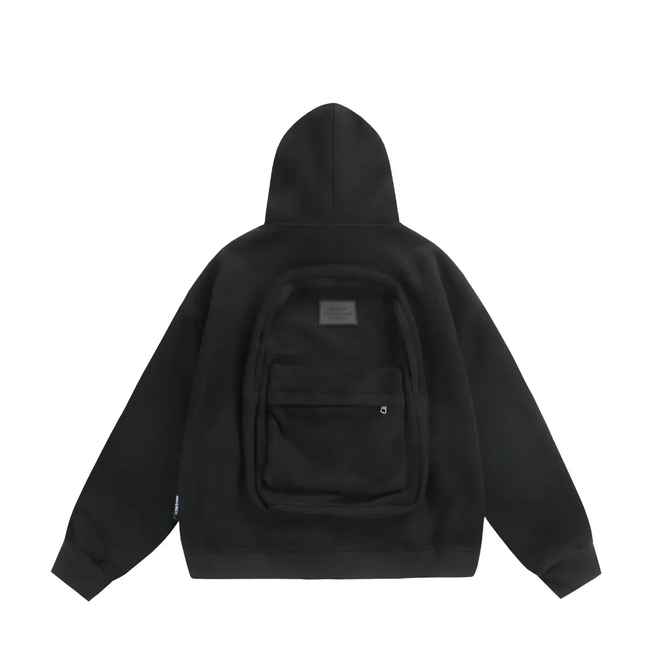 Unisex Travel Baggage Hoodie with Large Hidden Back Pocket