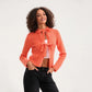 Bow Tied Front Knitted Women's Cardigan, Multi Colours