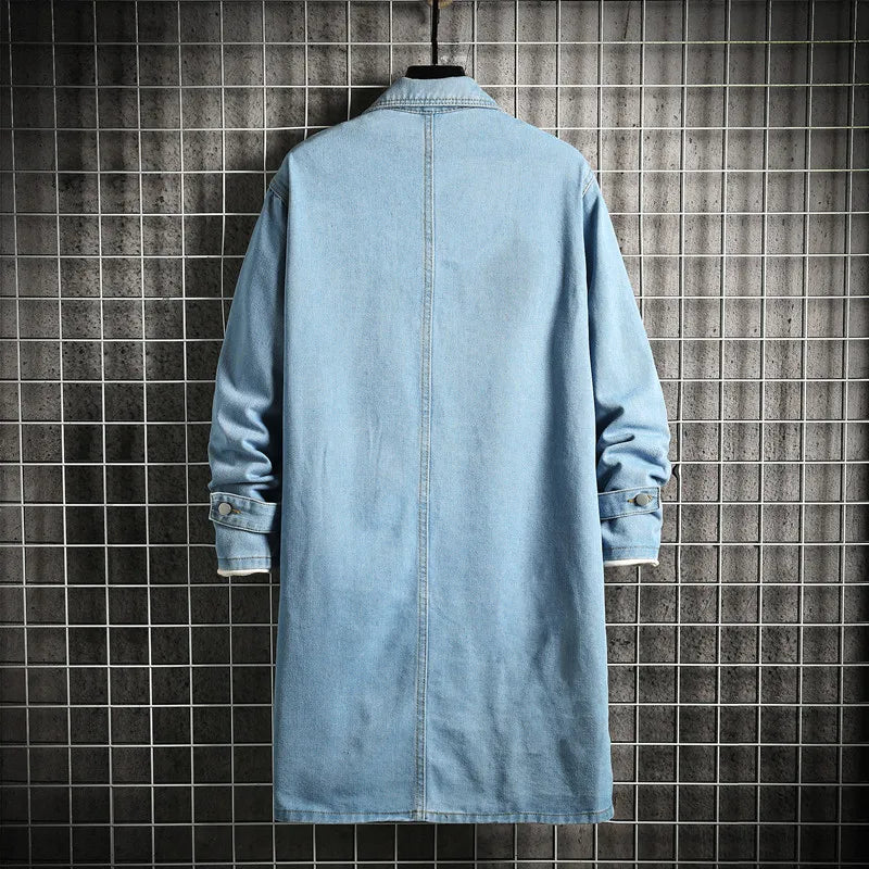 Unisex Cross-Season Denim Short Coat