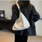 Large Capacity Soft Leather Tote Handbag, Multi Colours