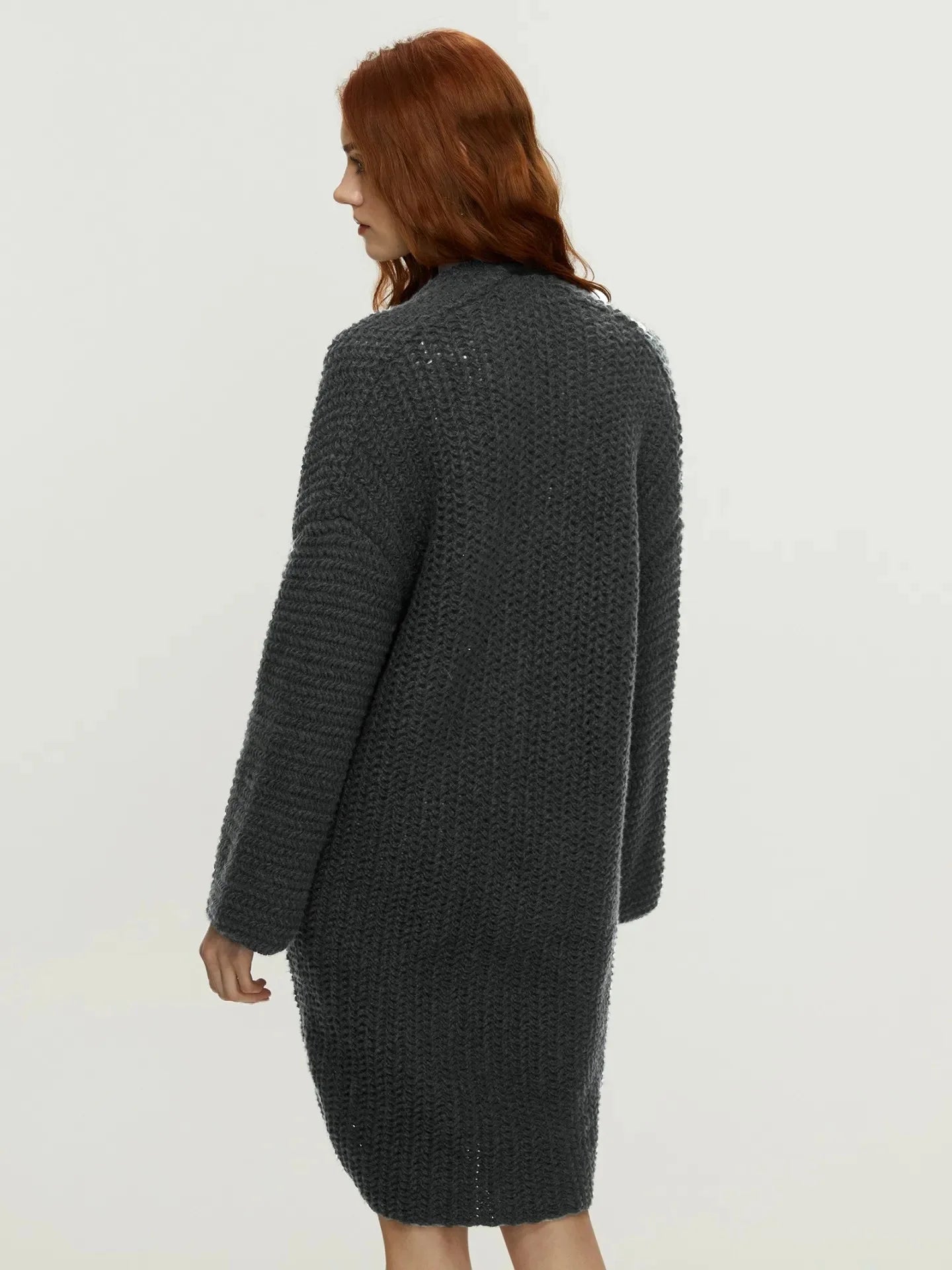 Knitted Cardigan Coat Medium-Length, Multi Colours