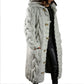 Vireous Women's Thick Long Cardigan Coat, Plus Sizes