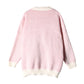 Pinky Promise, Psychedelic Print Women's Knitted Sweater