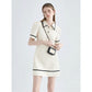 Preppy-Style Turndown Collar, Polo Shirt Golf Dress