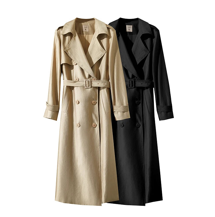 Minimalist Luxury Medium-Weight Women's Rain Coat