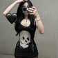 AltGoth Cyber Punk Goth Mini Dress in Black