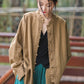 Fashion Cotton Linen Women's Stand Collar Jacket, Multi Colours