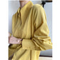 Vireous Long-Sleeve Peter Pan-Collar Blouse, Spring and Autumn Style