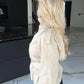 Vireous Women's Short Jacket Belted Trench Coat