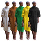 Streetwear Rib Knit Turtleneck Sweater Dress, Autumn and Winter Collection