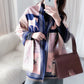 Extra-Large Cashmere Scarf, Equestrian-Print Blanket Wrap, Pashmina