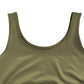 Vireous Women's Faux Shiny Leather Tank Top, Multi Colours