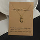 Moon Star Pendant Necklace, Multi Designs