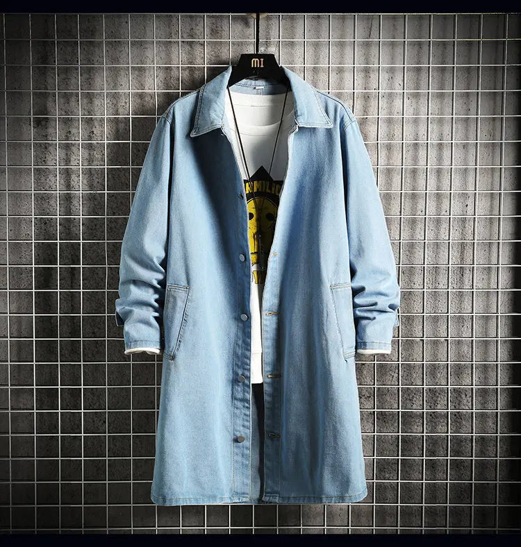 Unisex Cross-Season Denim Short Coat