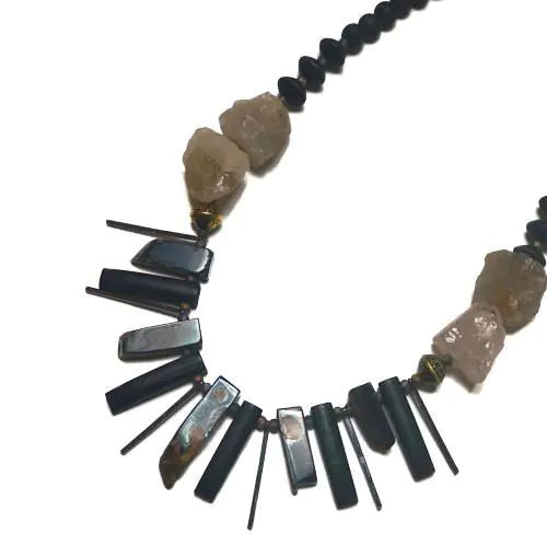 Variegated Jasper Stone Necklace