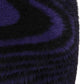 Banned Apparel Daphne Fuzzy Knit Skirt in Black and Purple