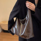 Large Capacity Soft Leather Tote Handbag, Multi Colours