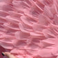 Loose Summer Glam Feather Short-Sleeve Women's Short Dress