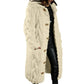 Vireous Women's Thick Long Cardigan Coat, Plus Sizes