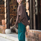 Fashion Cotton Linen Women's Stand Collar Jacket, Multi Colours