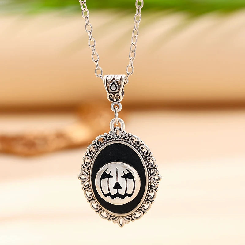 Dark Cross Gothic Vampire Cameo Pendant, Velvet Choker Necklace, Multi Designs