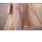Elegant Retro French Women's Lace-Up Chiffon Two-Piece Outfit