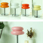Macaroon Sculpted Glass Table Lamp, Multicolours