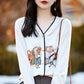 Equestrian Design Women's Lightweight Cardigan, Spring and Summer Collection