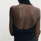 Women's High Neck Ribbed Knitted Woollen Vest Top, Catwalk Collection