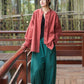 Fashion Cotton Linen Women's Stand Collar Jacket, Multi Colours