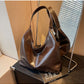 Large Capacity Soft Leather Tote Handbag, Multi Colours