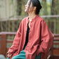 Fashion Cotton Linen Women's Stand Collar Jacket, Multi Colours