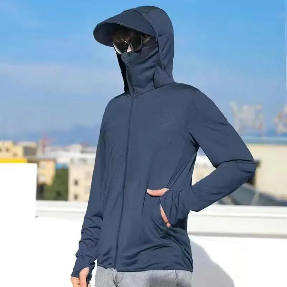 Unisex Lightweight Sun Block Jacket and Windbreaker, Multi Colours