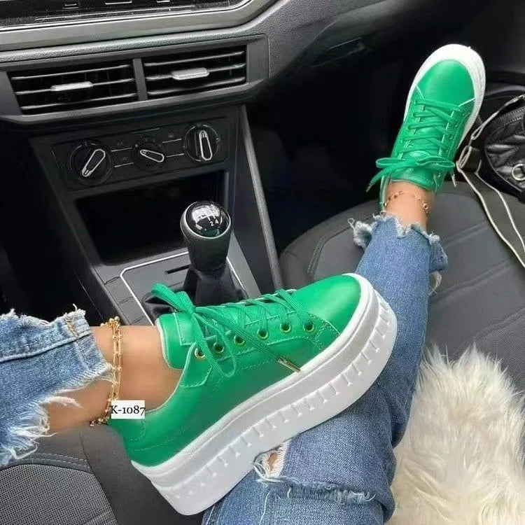 Women's Fashion Platform Sneakers, Candy Colours