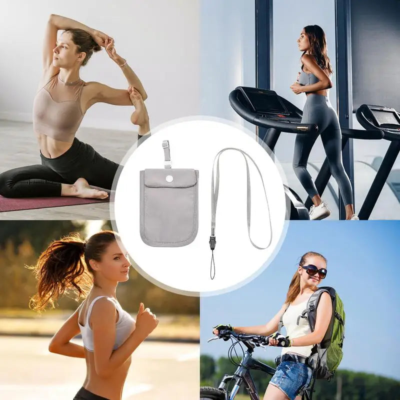 Travel Safe Bra Wallet Under-Clothes Adjustable Travel Wallet